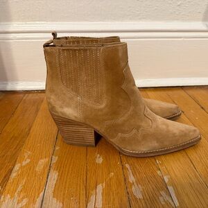 Sam Edelman Brown Suede Ankle Booties
